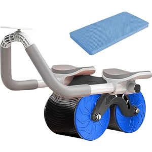 yagviz automatic rebound ab wheel with elbow support and timer 2 in 1 for abs workout ab roller wheel for abdominal muscles and core strengthening
