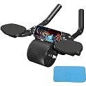 Yagviz Ab Roller Wheel, Core Muscle Ab Trainer With Intelligent Display, Exercise Wheels For Home Gym Fitness, Fitness Equipment For Core Workout With Knee Pad Accessories, Multicolor