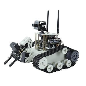 yahboom diy programmable project ros starter tank chassis robot with ai camera for jetson nano b01 recognition tracking opencv mediapipe transbot-se without nano