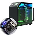 Yahboom Jetson Case for Jetson Nano Orin Nano Orin NX Super Heat Metal Mini Protect Case with Cooling Fan Antenna RGB Light(OLED Needs Program Drive)