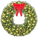 Yaheetech 48in Large Artificial Christmas Wreath