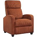 Yaheetech Recliner Chair with 3 Adjustable Angles Armchair Brick Red