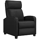 Yaheetech Recliner Chair with 3 Adjustable Angles Living Room Chairs Black