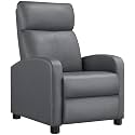Yaheetech Recliner Chair with 3 Adjustable Angles Living Room Chairs Gray