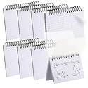 Yahenda 400 Pcs Spiral Index Cards 4x6 Inches Flash Cards with Rings Grid-lined Notecards Index Note Books with Waterproof Cover for Studying Back to School Office Supplies Taking to Do List(White)