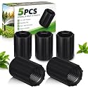 Yahenda 5 Pcs 1/2 Inch Double Female Thread PVC Coupling