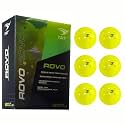 YAIT Rovo USAPA Approved Pickleball Ball (Pack of 6) | 40 Hole Outdoor Ball for Tournament Play | Single Piece Rotational Molded | High Performance PP Material, Advanced Aerodynamics | Green Colour