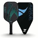 Xtrieve-3K Pickle Ball Racket | 16mm 3K Carbon Fiber Surface (T700) | Dense 8 mm PP Core | Max Power &amp; Top Spin | AIPA Approved Pickleball Paddle of USAPA Standards - Teal | Cover Included