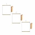 YAJNAS Rollup Board (White, 1.5 x 2 Feet, Pack of 3)