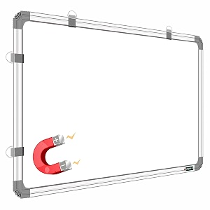 yajnas 2x3 feet magnetic white board dry erase premium melamine magnetic white board for office home amp school 60 x 90 cm pack of 1