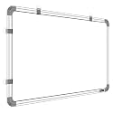 YAJNAS 2x3 Feet Non Magnetic Double Sided White Board and Chalk Board Both Side Writing Boards, one Side White Marker and Reverse Side Chalk Board Surface (YPWG609002) - Set of 1