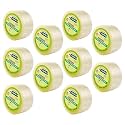 YAJNAS 48mm/ 2 Inch x 100 Meters, Pack of 10, BOPP Packaging Clear Tape (Transparent) cello Tape Rolls | E-commerce Packaging for Home, Office &amp; Box