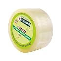 YAJNAS 48mm/ 2 Inch x 35 Meters, Pack of 1, BOPP Packaging Clear Tape (Transparent) cello Tape Rolls | E-commerce Packaging for Home, Office &amp; Box