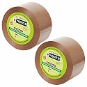 YAJNAS 48mm x 100 Meters, Pack of 2, Brown BOPP tape Self Adhesive High-Strength Packing Tape Rolls, Packaging Tape | Brown Cello tape | e commerce Packaging Tape for Home, Office use &amp; box packaging