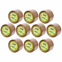 YAJNAS 48mm x 200 Meters, Pack of 10, Brown BOPP tape Self Adhesive High-Strength Packing Tape Rolls, Packaging Tape | Brown Cello tape | e commerce Packaging Tape for Home, Office use &amp; box packaging