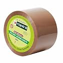 YAJNAS 48mm x 35 Meters, Pack of 1, Brown BOPP tape Self Adhesive High-Strength Packing Tape Rolls, Packaging Tape | Cello tape | e commerce Packaging Tape for Home, Office use &amp; box packaging