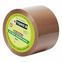 YAJNAS 48mm x 65 Meters, Pack of 1, Brown BOPP tape Self Adhesive High-Strength Packing Tape Rolls, Packaging Tape | Cello tape | e commerce Packaging Tape for Home, Office use &amp; box packaging