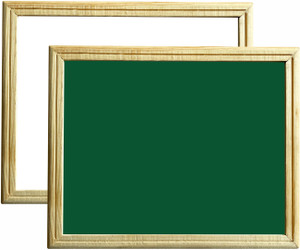 yajnas non magnetic 10x12 inchs wooden framed double sided slate lapboard white  chalk boards whiteboards