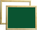YAJNAS Non Magnetic 10x12 Inch's Wooden Framed Double Sided Slate /Lapboard White & Chalk boards Whiteboards