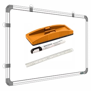 yajnas nonmagnetic 2 x 3 feet 60 x 90 cm dual sided white board amp chalkboard both side writing boards one 2x3 board  3 items pack of 4 items of 4 items