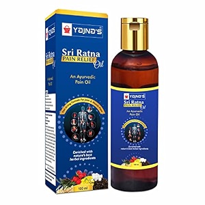 yajnas sri ratna 100 ml set of 1 ayurvedicnatural pain relief oil for knee shoulder and muscular pain arthritis pain joint pain back pain upper back pain neck pain sprains and spasms