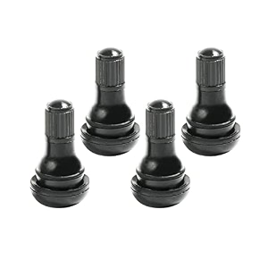 yakefly 4pcs tire valve stem rubber snap-in valvestr412 tr413 tubeless tire valve stemsmotorcycle valve stemwheel valve stemsuniversal rubber tire valve stems tr412-4pcs