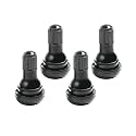 YAKEFLY 4PCS Tire Valve Stem Rubber Snap-in Valves,TR412 TR413 Tubeless Tire Valve Stems,Motorcycle Valve Stem,Wheel Valve Stems,Universal Rubber Tire Valve Stems (TR412-4PCS)