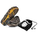 Yaktrax Walk Traction Cleats - 360-Degree Grip on Snow, Ice, &amp; Multi-terrain Surfaces - Elastic Outer Band w/ Easy-On/Off Heel Tab &amp; 1.2mm Zinc-coated Steel Coils - Abrasion &amp; Rust Resistant - Unisex