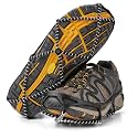 Yaktrax Walk Traction Cleats - 360-Degree Grip on Snow, Ice, &amp; Multi-terrain Surfaces - Elastic Outer Band w/ Easy-On/Off Heel Tab &amp; 1.2mm Zinc-coated Steel Coils - Abrasion &amp; Rust Resistant - Unisex