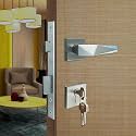 Yale Mortise Door Lock and Complete Handle Set with 3 Keys| Main Door Lock for Home/Bedroom/Office/Hotel (Finish- Satin Steel Matt )