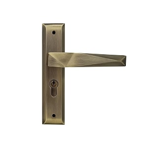 yale mortise door lock handle set premium door locks for main door with 3 keys  door handle lock for bedroomhomeofficehotel suitable for left amp right handed doors sm-01-02 antique brass