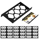 Yalikop 24 Pcs Trading Card Risers for Display Case, Large Honeycomb