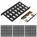 Yalikop 24 Pcs Trading Card Risers for Display Case, Lightning