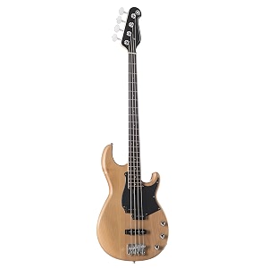 yamaha bb234 yns 4-string electric bass guitar yellow natural satin finish alder body maple neck custom v3 pickups vintage style bridge right-handed for practice recording amp live performance