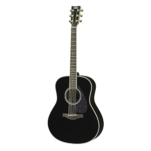 yamaha l-series ll6 acoustic-electric guitar - roswewood black