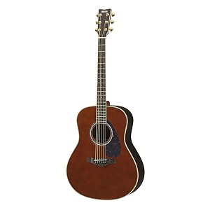 yamaha l-series ll6 acoustic-electric guitar - roswewood dark tinted
