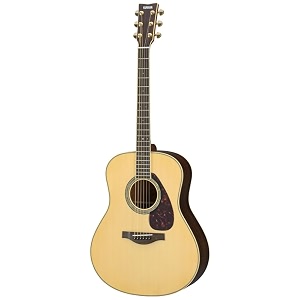 yamaha l-series ll6 acoustic-electric guitar - rosewood dreadnought natural