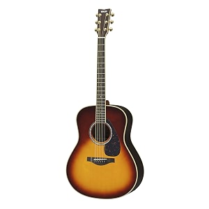 yamaha l-series ll6 acoustic-electric guitar - rosewood brown sunburst