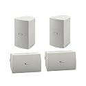 Yamaha NS-AW294BL Outdoor 2 Way Speakers - 4 Pack (White)