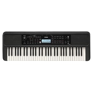 yamaha psr-e383 portable keyboard  61 keys includes power adapter built-in voices amp rhythms lightweight amp compact ideal for beginners learning amp home practice