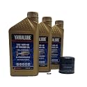 Yamaha Viking 700/ Viking VI 700 (2014-2024) all Models Oil Filter Change Kit Yamaha Part# 5GH-13440-80-00 and 3 Quarts High Performance LUB-10W40-FS-12