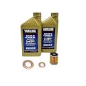 Yamaha WR 450 F (2007-2015) all Models Oil Filter Change Kit Yamaha Part# 5D3-13440-09-00 and 2 Quarts Hi Performance Synthetic LUB-10W40-FS-12