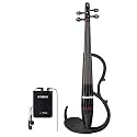 Yamaha YSV104 Silent Violin – Full-Size, Black, Lightweight and Ergonomic Design, Integrated Silent System, Comfortable Handling, Clear and Balanced Sound