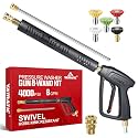 YAMATIC Pressure Washer Wand with Stainless Steel Extension Lance 4000PSI
