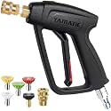 YAMATIC Short Pressure Washer Gun with Stainless Steel 3/8" QC 4000 PSI