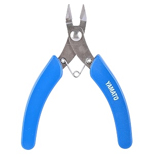 yamato stainless steel mini diagonal nipper blue
