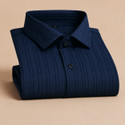 YAMOLISH ENTERPRISE Men Solid Casual Blue Shirt