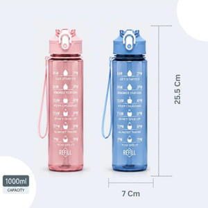 Yamuna Kawaii Water Bottle with Straw and