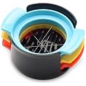 YANCI® 3 in 1 Egg Slicer Stainless Steel Egg Cutter Multi Purpose Kitchen Tool Gadget for Eggs Fruit Salad