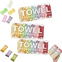 YANCI® Compressed Towel Tablets, Disposable Face Towels,Thicken Cotton Facial Tissues, Daily Clean Cloth Face Wipe, Biodegradable Coin Tissue for Home Beauty Travel &amp; Outdoors, Pack of 42